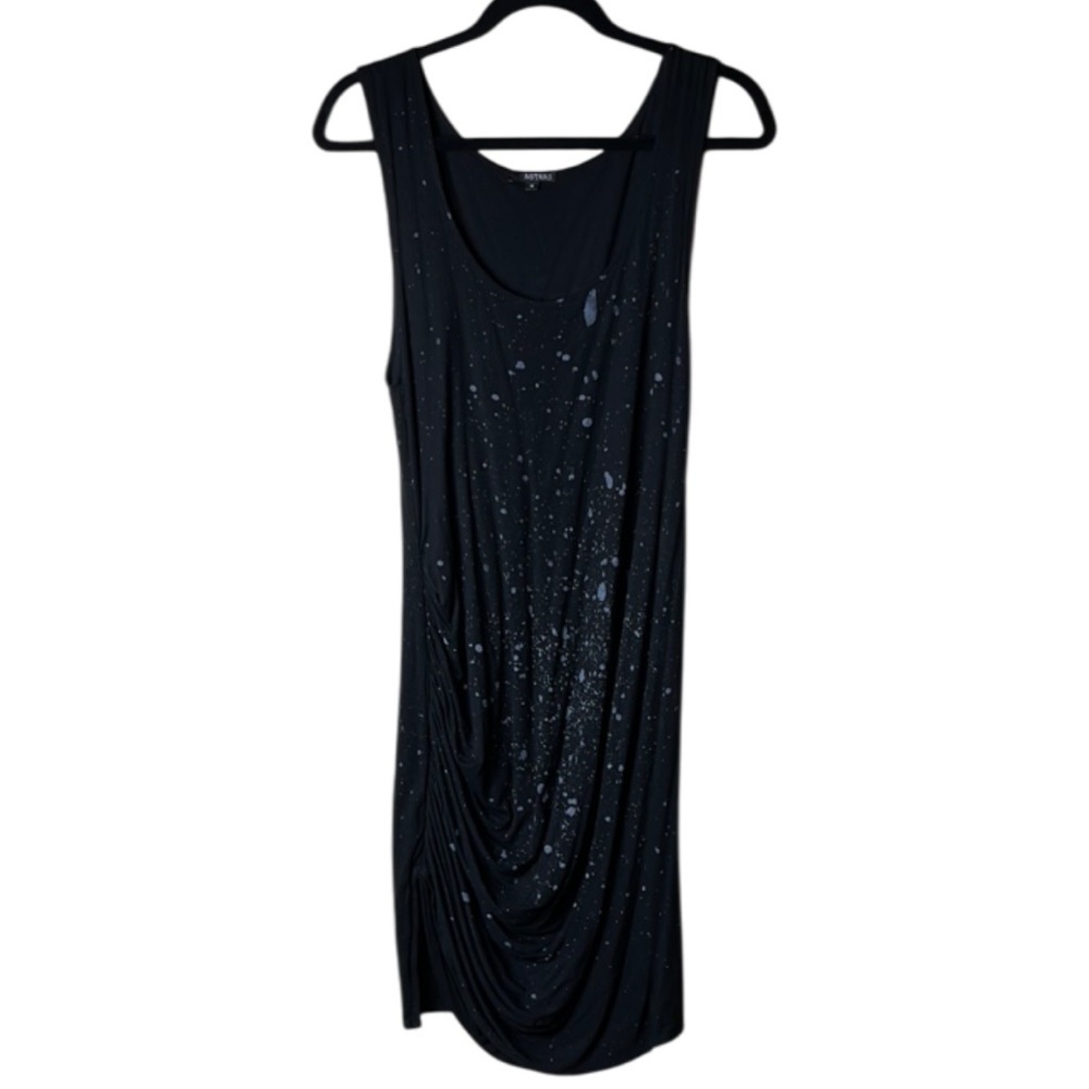 Astars Isabella Jersey Black Dress - M - Picture 2 of 8